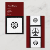 RENAISSANCE HARMONY Anwalt Visitenkarte (Vorne/Hinten)