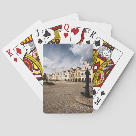 Renaissance-Häuser Spielkarten (Rückseite)