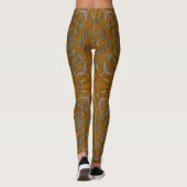 Renaissance-Herbstfliese Leggings (Rückseite)