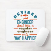 Renaissance Ingenieur Happier Engineering Retireme Mousepad (Mit Mouse)