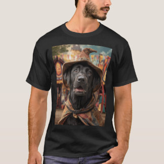 Renaissance-Jahrmarkt-Hunde: Schwarzer Labrador-Re T-Shirt