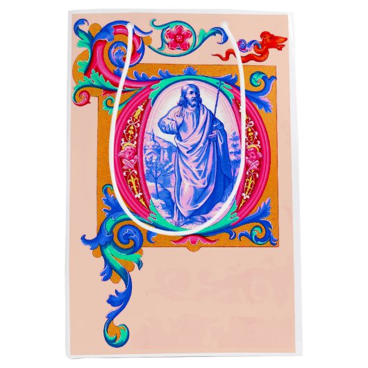 Renaissance Jesus print Mittlere Geschenktüte (Vorderseite)