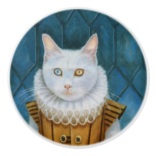 "Renaissance-Katzen-" Keramik-Griff Keramikknauf