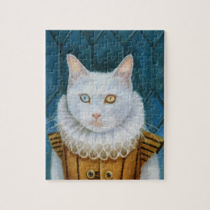 Renaissance-Katzen-Puzzlespiel Puzzle