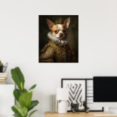 Renaissance King Chihuahua Poster (Heimbüro)