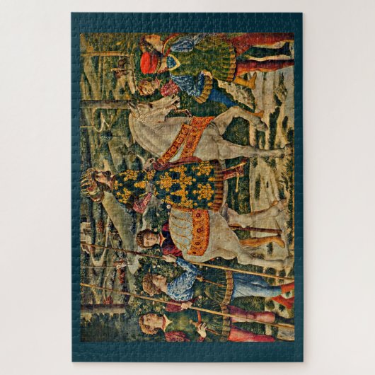 Renaissance-Königin auf dem Pferd Puzzle (Vertikal)