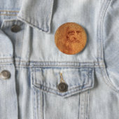 Renaissance-Kunst Selbstporträt von Leonardo da Vi Button (Beispiel)