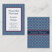 Renaissance-Künste und Handwerks-grünes Visitenkarte (Vorne/Hinten)