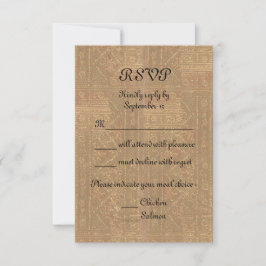 Renaissance Lady and Knight Mittelalterliche Hochz RSVP Karte