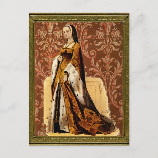 Renaissance Lady Postkarte (Vorderseite)