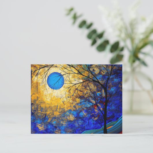 Renaissance Landscape Postcard Postkarte (Stehend Vorderseite)