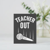 Renaissance Lehrerin aus meinem Drop-Rente Postkarte (Stehend Vorderseite)