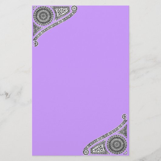 RENAISSANCE, lila Briefpapier (Vorderseite)