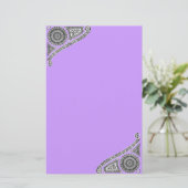 RENAISSANCE, lila Briefpapier (Stehend Vorderseite)