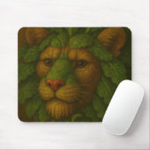 Renaissance Lion Portrait Mousepad (Mit Mouse)