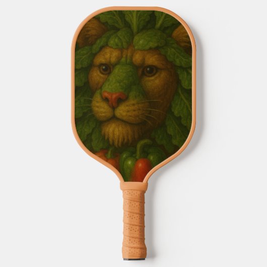 Renaissance Lion Portrait Pickleball Schläger (Vorderseite)