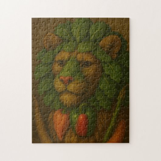 Renaissance Lion Portrait Puzzle (Vertikal)