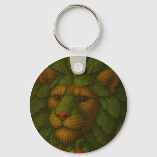Renaissance Lion Portrait Schlüsselanhänger