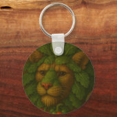 Renaissance Lion Portrait Schlüsselanhänger (Rückseite)