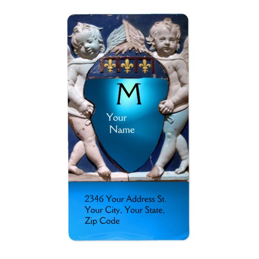 RENAISSANCE LITTLE ANGELS MONOGRAM Blue Saphir (Vorne)