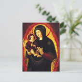 Renaissance Madonna Postkarte (Stehend Vorderseite)
