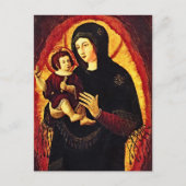 Renaissance Madonna Postkarte (Vorderseite)