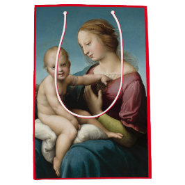 RENAISSANCE MALKIERUNG VON MADONNA UND KIND MITTLERE GESCHENKTÜTE