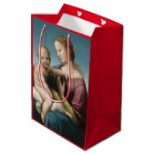 RENAISSANCE MALKIERUNG VON MADONNA UND KIND MITTLERE GESCHENKTÜTE (Rückseite Schrägansicht)