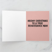 RENAISSANCE MAN CAT CHRISTMAS BIG CARDS KARTE (Innenseite)