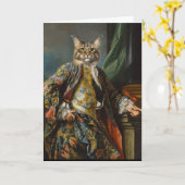 RENAISSANCE MAN CAT-GEBURTSTAGSKARTEN KARTE (Gelbe Blume)