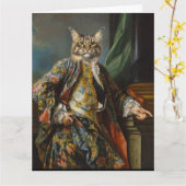 RENAISSANCE MAN CAT-GEBURTSTAGSKARTEN KARTE (Gelbe Blume)