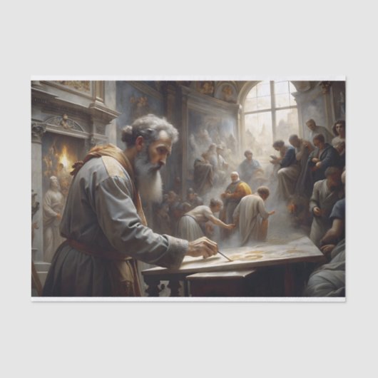 Renaissance-Master-Dekoupage Seidenpapier (Vorderseite)