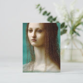 Renaissance Mermaid Postkarte (Stehend Vorderseite)