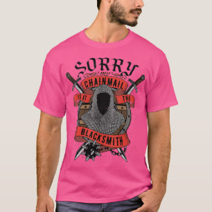 Renaissance Messe Mittelalterliche Schwerter Chain T-Shirt