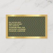 Renaissance Military Foto Telefonnummerkarte (Rückseite)