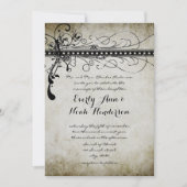 Renaissance Mittelalterliche Hochzeit Einladungen (Vorderseite)