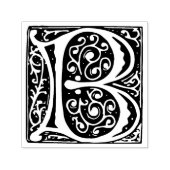 Renaissance-Mittelalterlicher Brief B Monogramm Permastempel (Design)