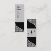 RENAISSANCE MONOGRAM MINI VISITENKARTE (Vorne/Hinten)