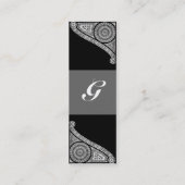 RENAISSANCE MONOGRAM MINI VISITENKARTE (Rückseite)