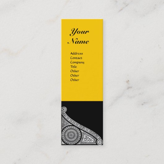 RENAISSANCE MONOGRAM MINI VISITENKARTE (Vorderseite)