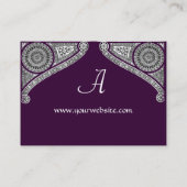 RENAISSANCE MONOGRAM VISITENKARTE (Rückseite)