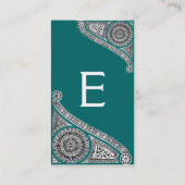 RENAISSANCE Monogramm 1 Visitenkarte (Rückseite)