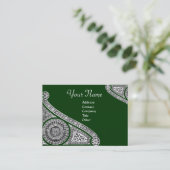 RENAISSANCE Monogramm 2 Visitenkarte (Stehend Vorderseite)