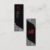 RENAISSANCE-MONOGRAMM 3 MINI VISITENKARTE (Vorne/Hinten)