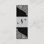 RENAISSANCE MONOGRAMM MINI VISITENKARTE (Rückseite)