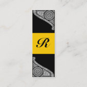 RENAISSANCE MONOGRAMM MINI VISITENKARTE (Rückseite)