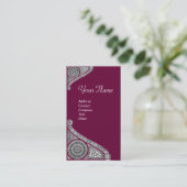 RENAISSANCE-Monogramm Visitenkarte (Stehend Vorderseite)