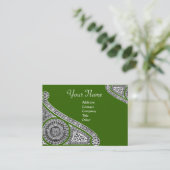 RENAISSANCE-Monogramm Visitenkarte (Stehend Vorderseite)