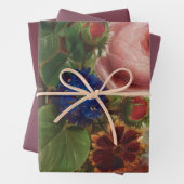 Renaissance Mood Dry Rose Petal Trio Geschenkpapier Set (Beispiel)