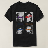 Renaissance Ninja Artists Funny Sprichwort Pop Art T-Shirt (Design vorne)